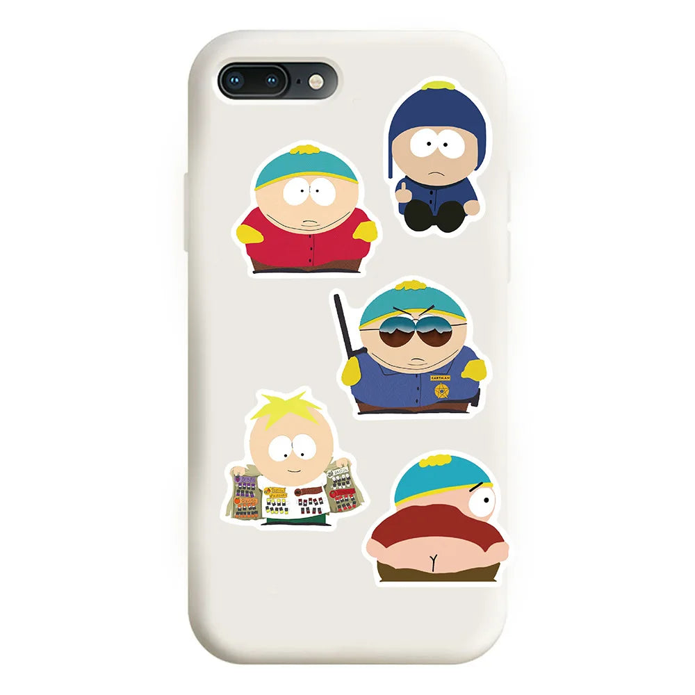 Sticker Master - 100 Adet South Park Karikatür Sticker Seti Motor Oto Araç Laptop Çıkartma Etiket