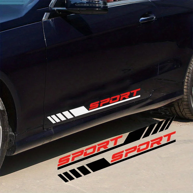 Sticker Master Sport Yan Şerit Kapı Sticker Seti (4 Parça)