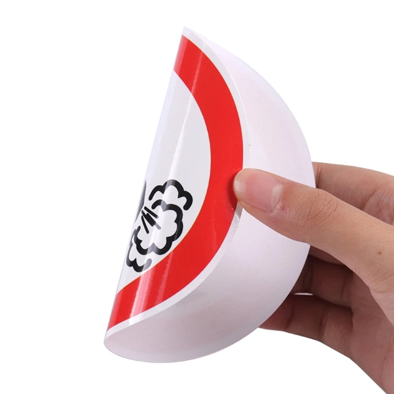 Komik Araba Sticker - Osurma Yasak Etiket - Dayanıklı Yapıştırma Çıkartma