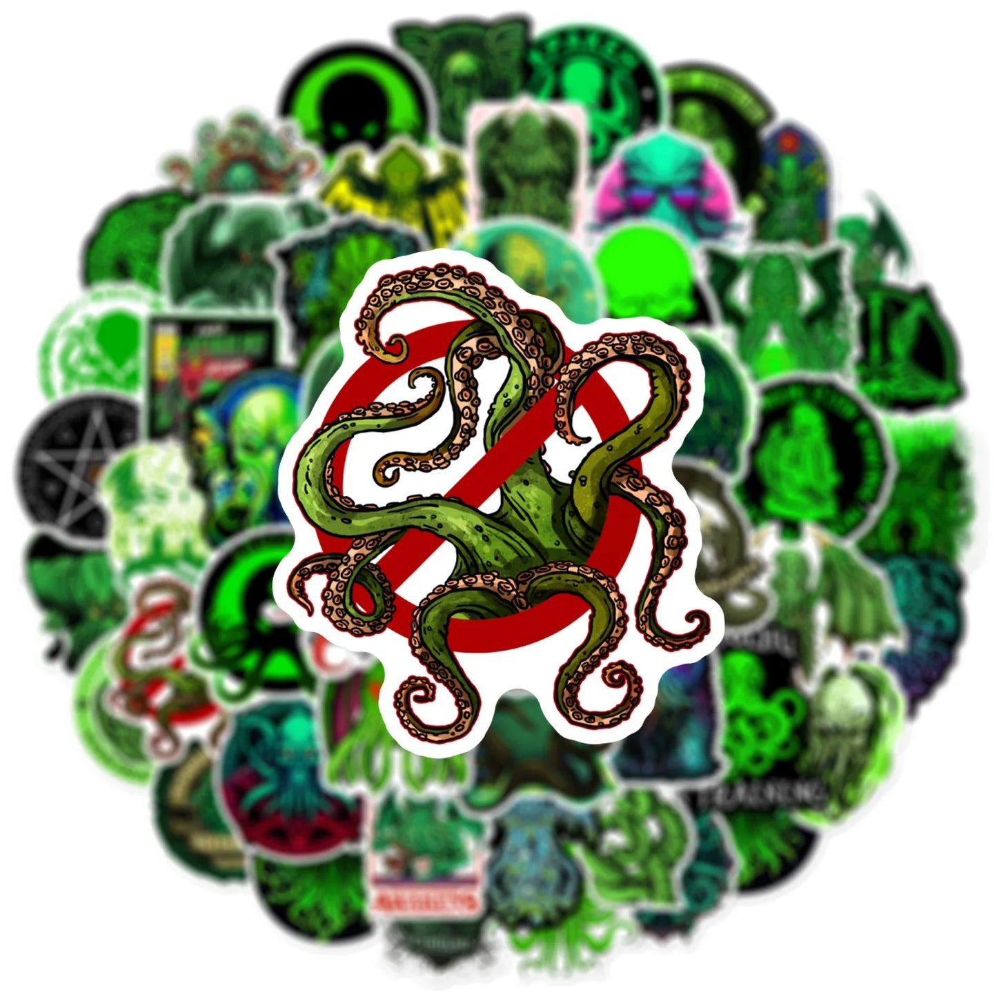 50’li Cthulhu Sticker Seti | Sticker Master