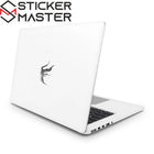 Sıçrama Efektli Laptop Sticker Dispersion Beyaz Vinil Kaplama | Sticker Master