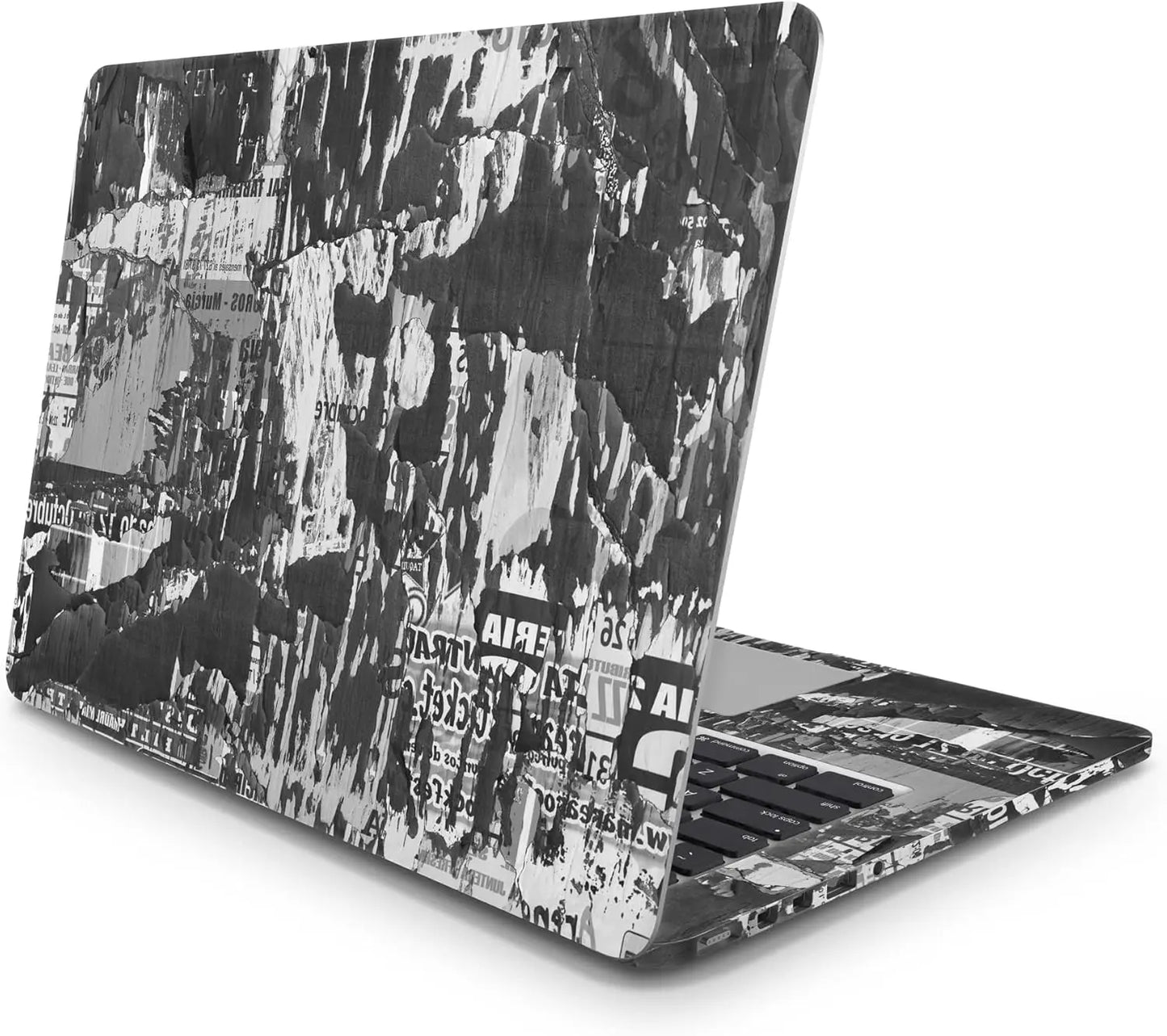 Sticker Master Graffiti Black Style Evrensel Sticker Dizüstü Bilgisayar Vinil Sticker Decal 12" 13" 13.3" 14" 15" 15.4" 15.6 inç Dizüstü Bilgisayar Çıkartma Koruyucu Macbook Asus Acer Hp Lenovo Huawei Dell İçin - Sticker Master
