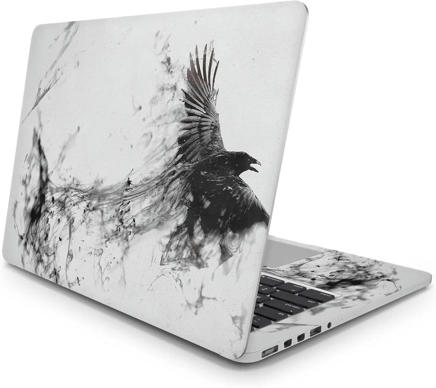 Sticker Master Black Eagle Evrensel Sticker Dizüstü Bilgisayar Vinil Sticker Decal 12" 13" 13.3" 14" 15" 15.4" 15.6 inç Dizüstü Bilgisayar Çıkartma Koruyucu Macbook Asus Acer Hp Lenovo Huawei Dell İçin - Sticker Master