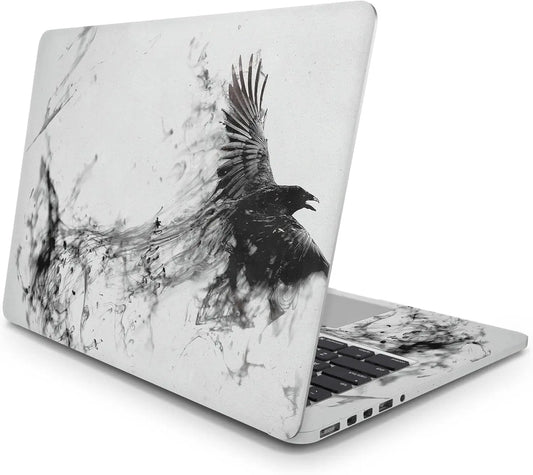 Sticker Master Black Eagle Evrensel Sticker Dizüstü Bilgisayar Vinil Sticker Decal 12" 13" 13.3" 14" 15" 15.4" 15.6 inç Dizüstü Bilgisayar Çıkartma Koruyucu Macbook Asus Acer Hp Lenovo Huawei Dell İçin - Sticker Master