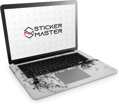 Sticker Master Black Eagle Evrensel Sticker Dizüstü Bilgisayar Vinil Sticker Decal 12" 13" 13.3" 14" 15" 15.4" 15.6 inç Dizüstü Bilgisayar Çıkartma Koruyucu Macbook Asus Acer Hp Lenovo Huawei Dell İçin - Sticker Master