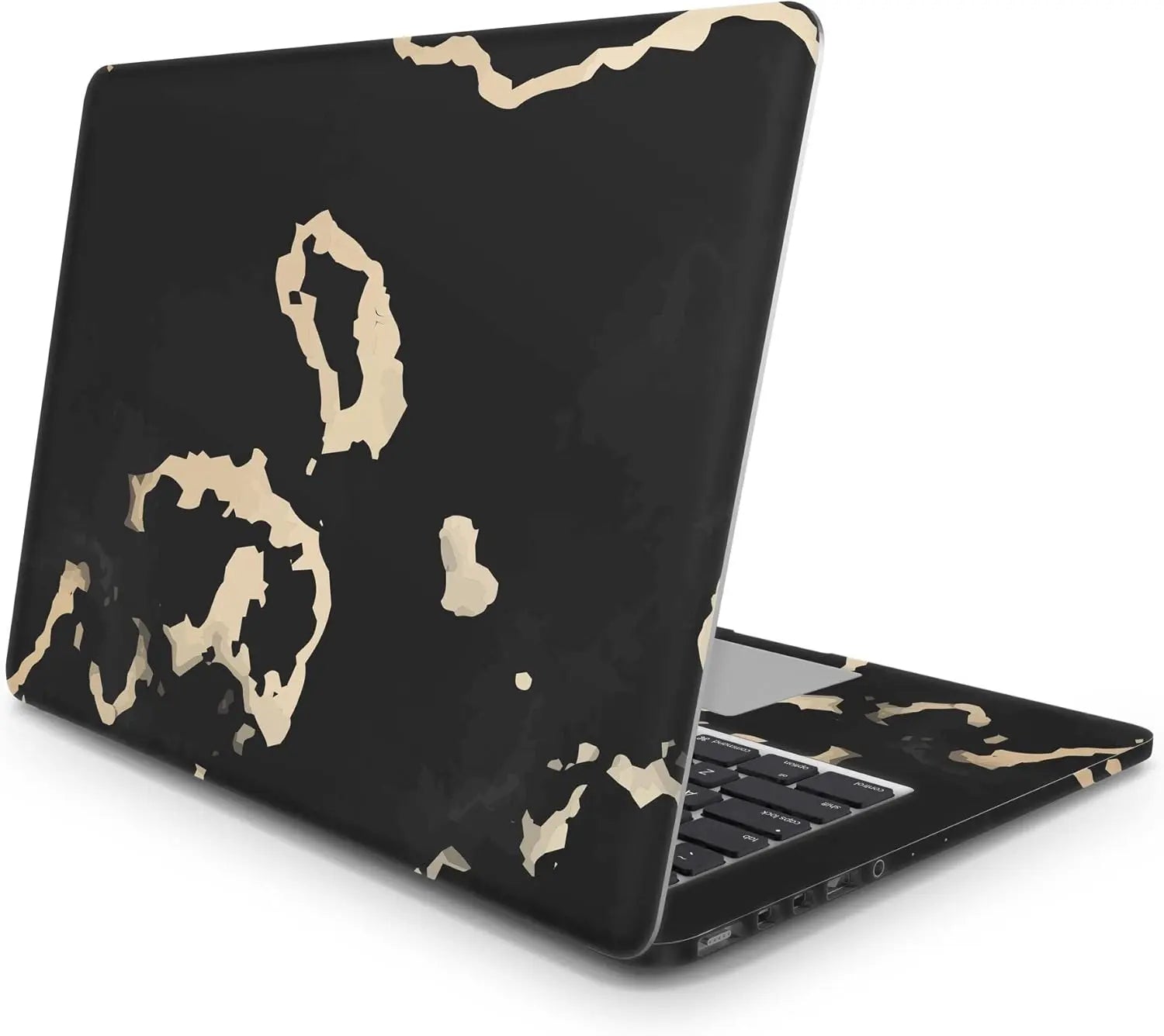 Sticker Master Black Gray Marble Evrensel Sticker Dizüstü Bilgisayar Vinil Sticker Decal 12" 13" 13.3" 14" 15" 15.4" 15.6 inç Dizüstü Bilgisayar Çıkartma Koruyucu Macbook Asus Acer Hp Lenovo Huawei Dell İçin - Sticker Master