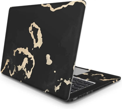 Sticker Master Black Gray Marble Evrensel Sticker Dizüstü Bilgisayar Vinil Sticker Decal 12" 13" 13.3" 14" 15" 15.4" 15.6 inç Dizüstü Bilgisayar Çıkartma Koruyucu Macbook Asus Acer Hp Lenovo Huawei Dell İçin - Sticker Master