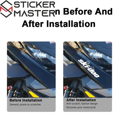 Ski-Doo Sticker | BRP Summit ve Renegade Kar Motoru Decal (21 cm) Sticker Master