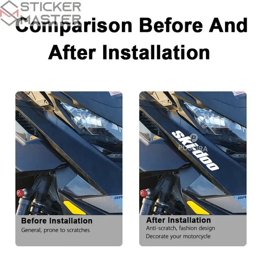 Ski-Doo Sticker | BRP Summit ve Renegade Kar Motoru Decal (21 cm) Sticker Master