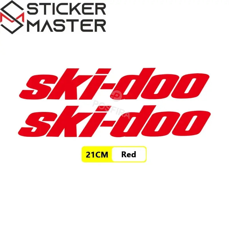 Ski-Doo Sticker | BRP Summit ve Renegade Kar Motoru Decal (21 cm) Sticker Master