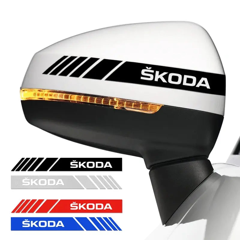 Skoda Sticker Ayna Şerit Seti Çıkartma | Sticker Master - Sticker Master