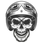 Sticker Master Skull Motor Kask Kurukafa Gözlük Sticker Motor, Kask, Laptop, Araba, Oto Araç İçin Dayanıklı Etiket Decal 15 Cm