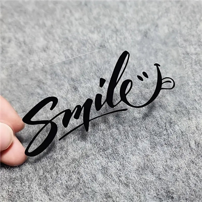 Smile Gülen Yüz Araba Stickerı Su Geçirmez - Sticker Master Sticker Master