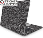 Soyut Çizgili Laptop Sticker El Çizimi Seti | Sticker Master