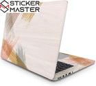 Soyut Fırça Darbeli Laptop Sticker Pastel Tasarım Seti | Sticker Master