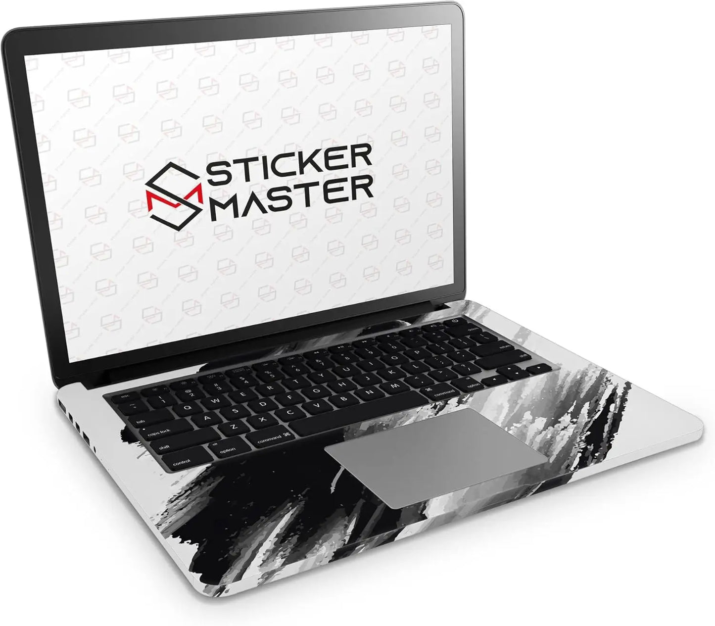 Sticker Master Black Stain Evrensel Sticker Dizüstü Bilgisayar Vinil Sticker Decal 12" 13" 13.3" 14" 15" 15.4" 15.6 inç Dizüstü Bilgisayar Çıkartma Koruyucu Macbook Asus Acer Hp Lenovo Huawei Dell İçin - Sticker Master