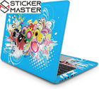 Soyut Graffiti Laptop Sticker Renkli Tasarım Seti | Sticker Master