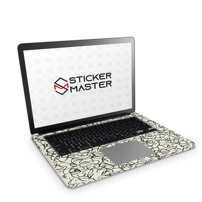 Sticker Master Kara Tahta Desenli Laptop Kaplama Sticker - Sticker Master