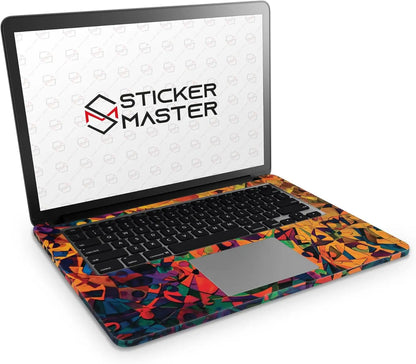 Sticker Master Abstract Artistic Evrensel Sticker Dizüstü Bilgisayar Vinil Sticker Decal 12" 13" 13.3" 14" 15" 15.4" 15.6 inç Dizüstü Bilgisayar Çıkartma Koruyucu Macbook Asus Acer Hp Lenovo Huawei Dell İçin - Sticker Master