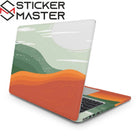 Soyut Tepe Manzarası Laptop Sticker Sky Clouds 2 Kaplama | Sticker Master