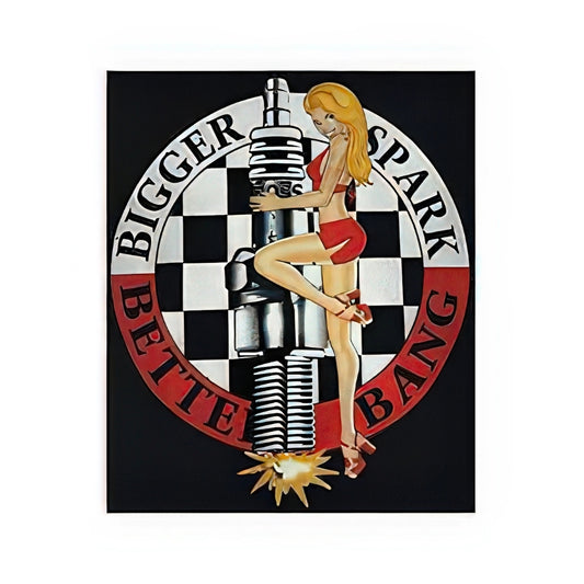 Sticker Master Spark Baby Motor, Kask, Laptop, Araba, Oto Araç İçin Dayanıklı Etiket Decal 12 Cm