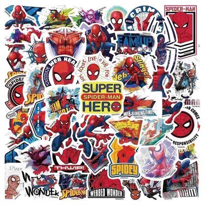 Spiderman Sticker Seti | Marvel Süper Kahraman Çıkartmaları - Sticker Master