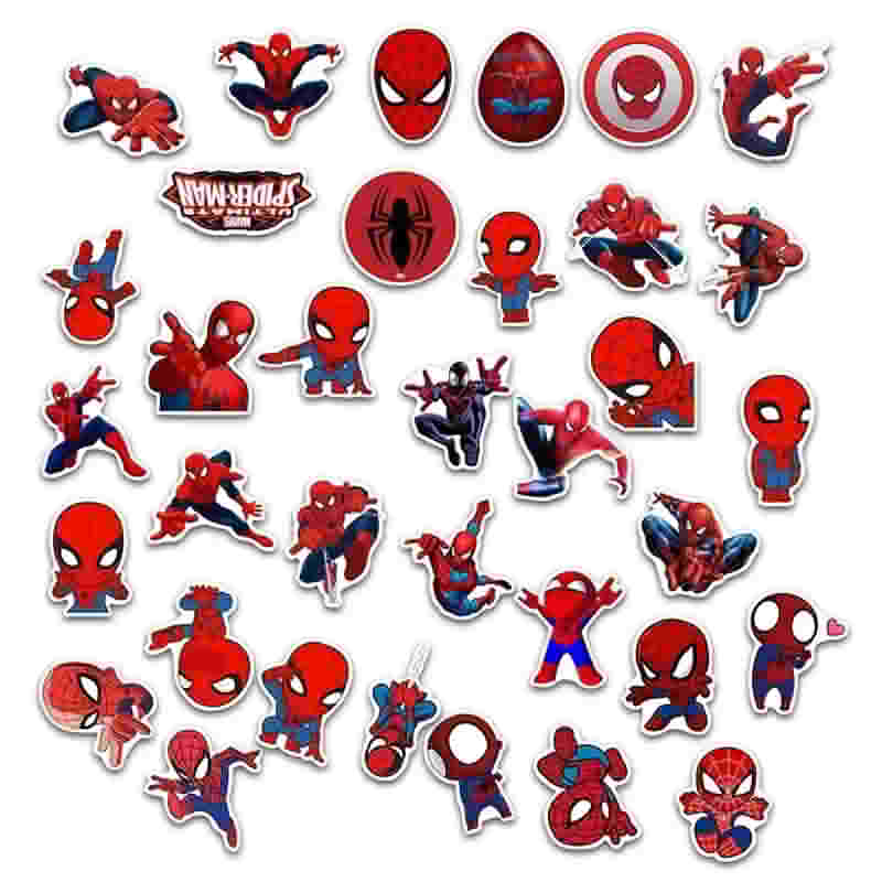 Spiderman Sticker Seti | Marvel Süper Kahraman Çıkartmaları - Sticker Master