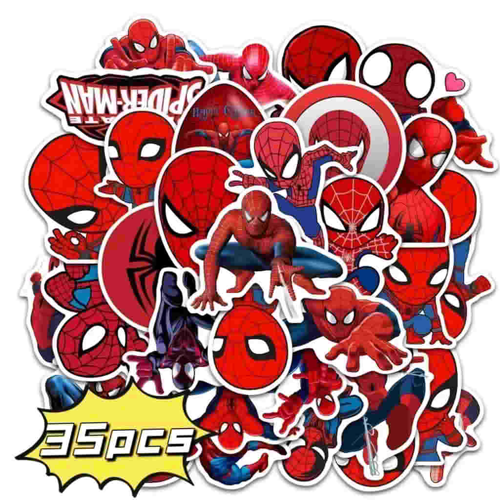 Spiderman Sticker Seti | Marvel Süper Kahraman Çıkartmaları - Sticker Master