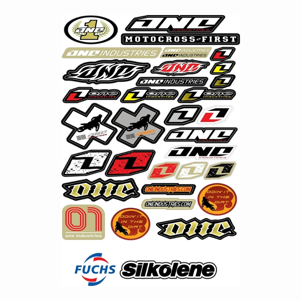 Sticker Master Sponsor Sticker Set 8 – Motor, Kask, Laptop, Araba, Oto Araç İçin Dayanıklı Etiket Decal
