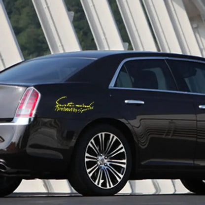 Sticker Master "Sports Mind" Far ve Kapı Sticker 27x8 CM Sticker Master