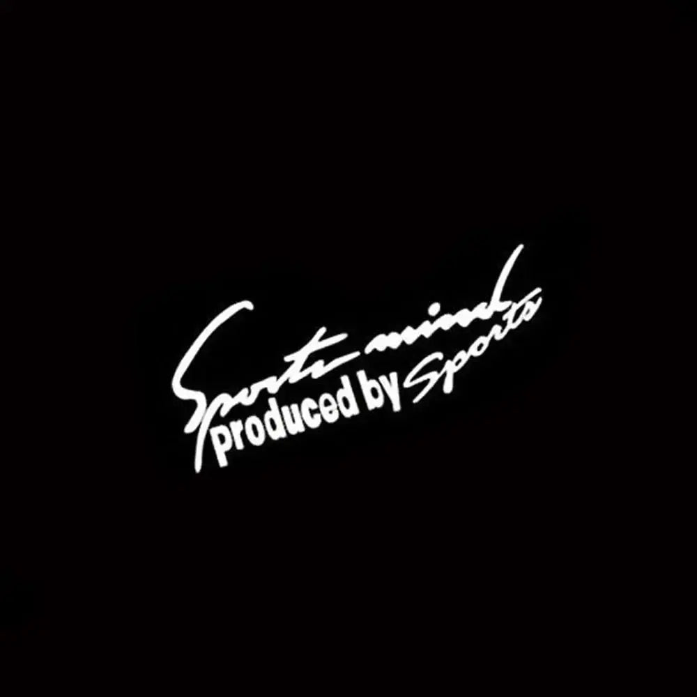 Sticker Master "Sports Mind" Far ve Kapı Sticker 27x8 CM Sticker Master