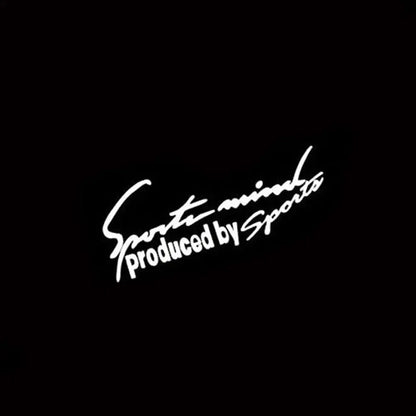 Sticker Master "Sports Mind" Far ve Kapı Sticker 27x8 CM Sticker Master