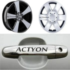 SsangYong Actyon Sticker Kapı Kolu ve Jant Sticker Seti | Sticker Master