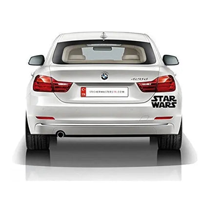Sticker Master Star Wars Motor, Kask, Laptop, Araba, Oto Araç İçin Dayanıklı Etiket Decal