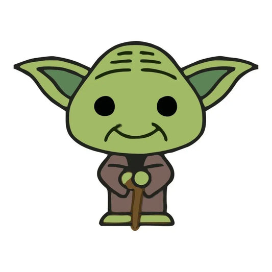 Sticker Master Star Wars Yoda Motor, Kask, Laptop, Araba, Oto Araç İçin Dayanıklı Etiket Decal 12 Cm Sticker Master
