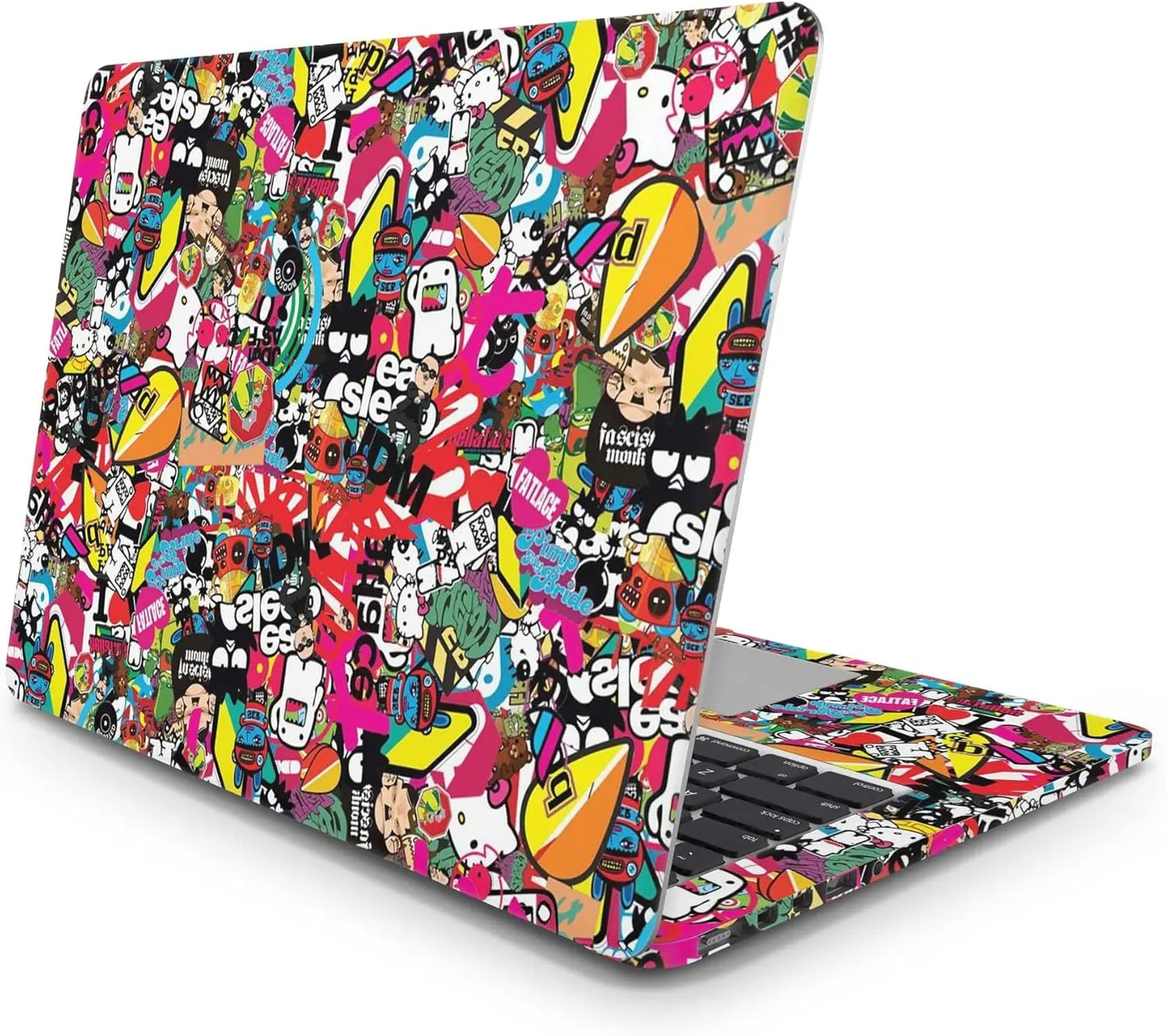 Sticker Master Sticker Bomb 1 Style Evrensel Sticker Dizüstü Bilgisayar Vinil Sticker Decal 12" 13" 13.3" 14" 15" 15.4" 15.6 inç Dizüstü Bilgisayar Çıkartma Koruyucu Macbook Asus Acer Hp Lenovo Huawei Dell İçin - Sticker Master