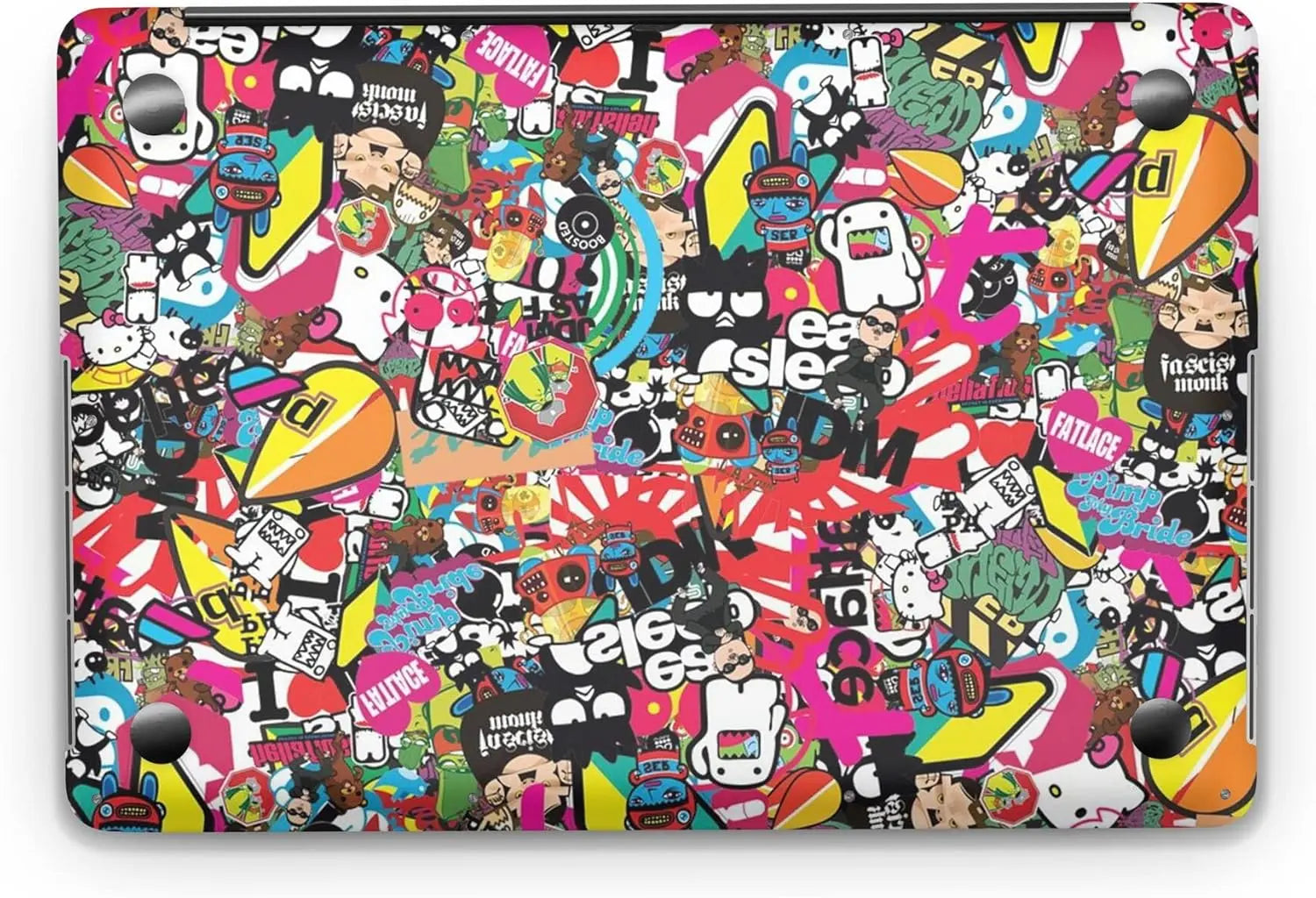 Sticker Master Sticker Bomb 1 Style Evrensel Sticker Dizüstü Bilgisayar Vinil Sticker Decal 12" 13" 13.3" 14" 15" 15.4" 15.6 inç Dizüstü Bilgisayar Çıkartma Koruyucu Macbook Asus Acer Hp Lenovo Huawei Dell İçin - Sticker Master