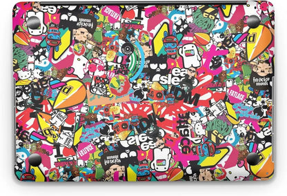 Sticker Master Sticker Bomb 1 Style Evrensel Sticker Dizüstü Bilgisayar Vinil Sticker Decal 12" 13" 13.3" 14" 15" 15.4" 15.6 inç Dizüstü Bilgisayar Çıkartma Koruyucu Macbook Asus Acer Hp Lenovo Huawei Dell İçin - Sticker Master