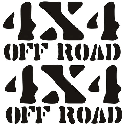 Sticker Master 4x4 Off Road Safari Sticker – 20 cm'lik Doğa Vahşiliği! Sticker Master
