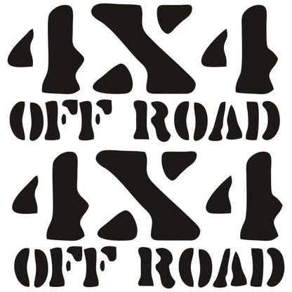 Sticker Master 4x4 Off Road Safari Sticker – 20 cm'lik Doğa Vahşiliği! Sticker Master