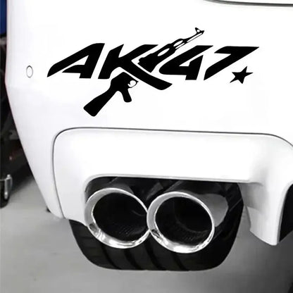 Sticker Master A0K47 Silah Yaratıcı AK-47 Araba Sticker Oto Gövde Tampon Pencere Motosiklet Dizüstü Duvar Vinil Film Çıkartması Araba Aksesuarları Sticker Master