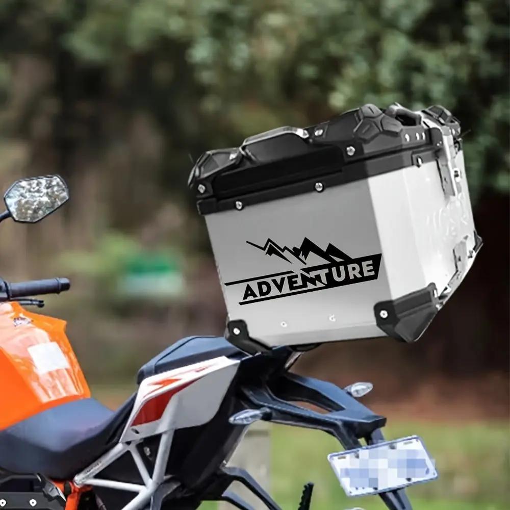 Sticker Master Adventure Sticker Seti - Motosiklet Top Box Uyumlu Etiket (BMW GS / Africa Twin / KTM / Yamaha Tenere) - Sticker Master