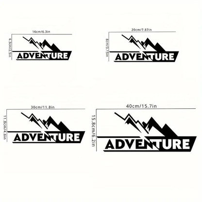 Sticker Master Adventure Sticker Seti - Motosiklet Top Box Uyumlu Etiket (BMW GS / Africa Twin / KTM / Yamaha Tenere) - Sticker Master