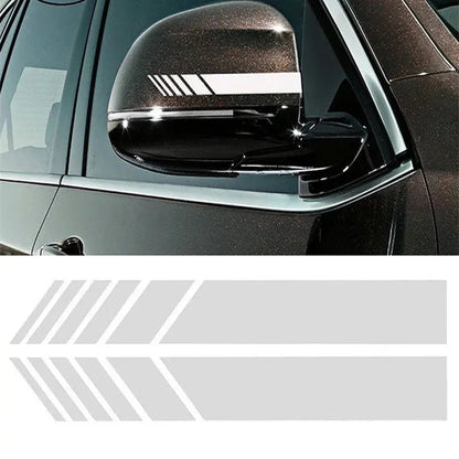 Sticker Master Araba Şerit Çıkartmalar Dikiz Aynası Vinil Çıkartmalar Dekorasyon Moda Styling Su Geçirmez Sticker Dış Aksesuarlar 2 Adet Sağ Ve Sol - Sticker Master