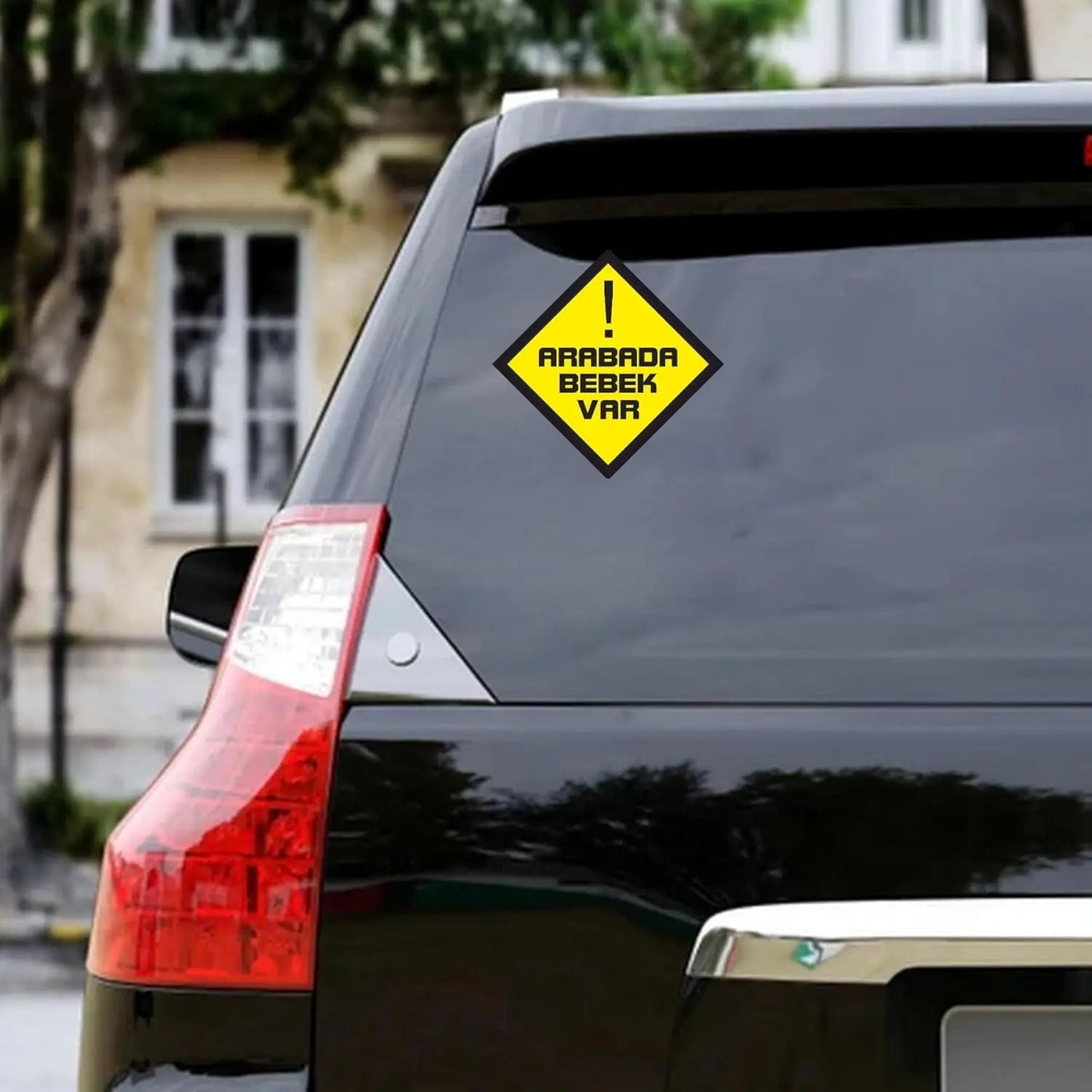Sticker Master Arabada Bebek Var Motorsiklet,Kask,Laptop,Motor Ve Oto Araç Sticker 12 X 12 Cm Sticker Master