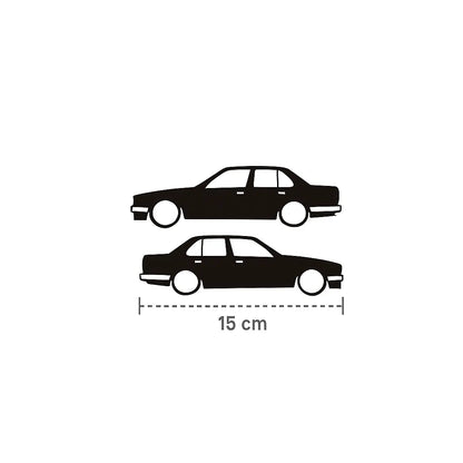 Sticker Master BMW E30 Sticker – Araç, Oto, Cam Etiket – 15 cm (2'li Sağ ve Sol Takım) Sticker Master