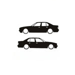 Sticker Master BMW E34 Sticker – Araç, Oto, Cam Etiket – 15 cm (Sağ ve Sol Set) Sticker Master
