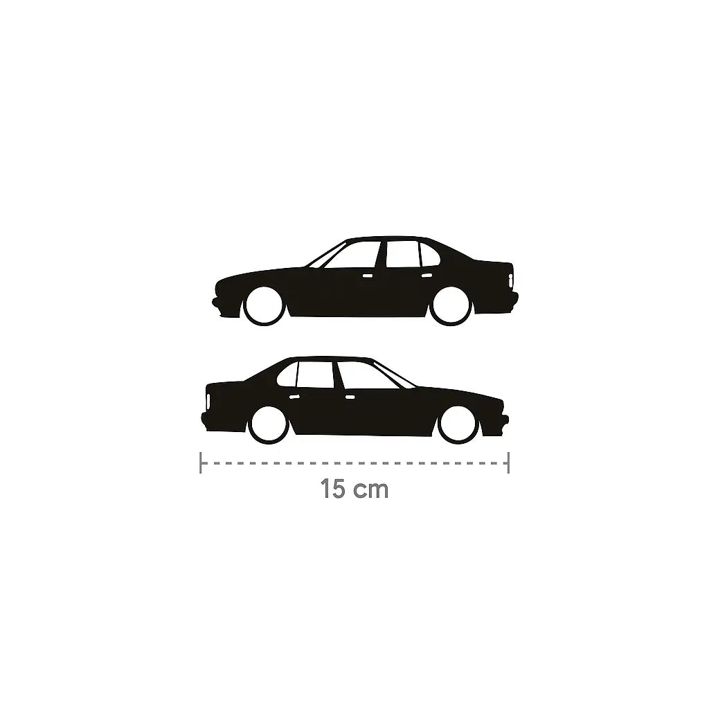 Sticker Master BMW E34 Sticker – Araç, Oto, Cam Etiket – 15 cm (Sağ ve Sol Set) Sticker Master