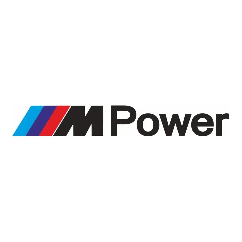 Sticker Master BMW M Power Sticker Oto Motor Etiket - 15, 20, 25, 30, 40 cm Sticker Master