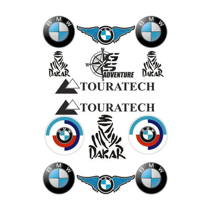 Sticker Master BMW Sticker Set – Oto, Motosiklet ve Laptop Uyumlu Etiket (25x30 cm) Sticker Master